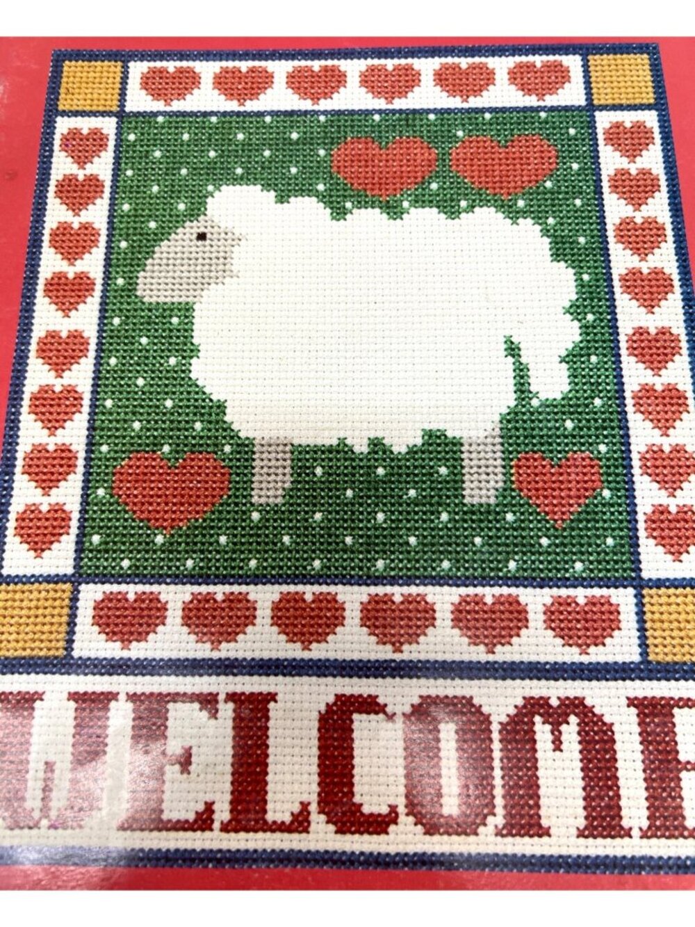 Country Barnyard Cross-Stitch Pattern Book Farm Animal Designs Vintage 1980s
